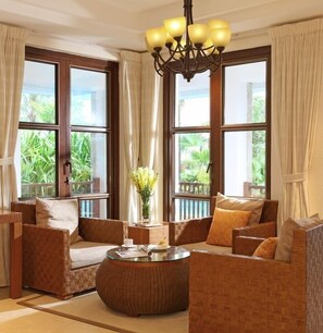 Comfort-Suite, 3 Schlafzimmer, Gartenblick