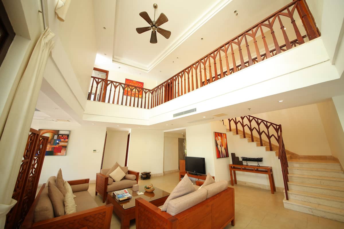 Family Villa, Private Pool | In-room safe, desk, blackout curtains, soundproofing