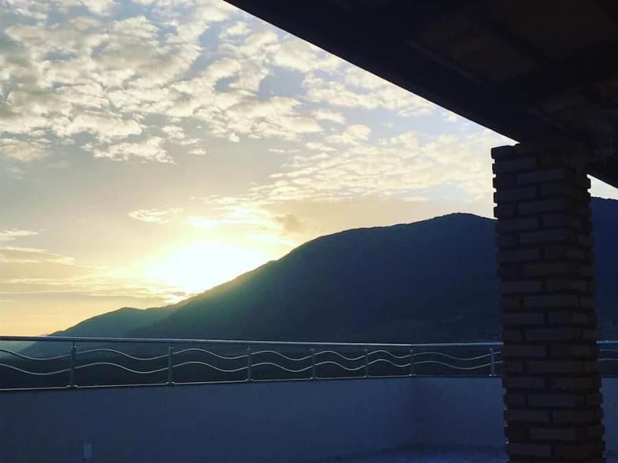 Uitzicht vanuit accommodatie