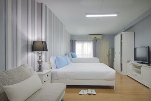 Estudio Deluxe | 3 habitaciones, cortinas blackout y tabla de planchar con plancha 