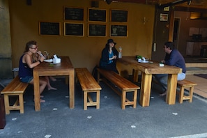 Daily cooked-to-order breakfast (IDR 15000 per person)