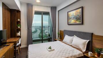 Caja de seguridad en la habitación y escritorio