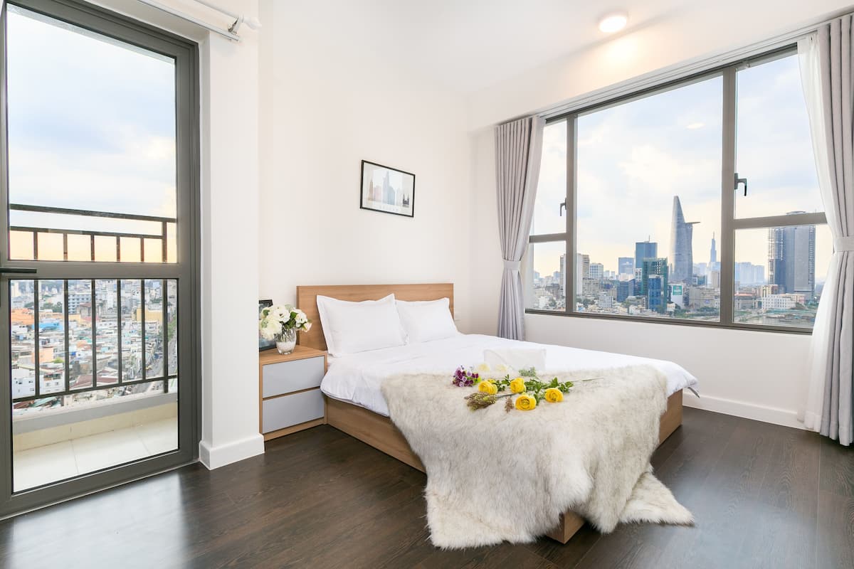 Deluxe-Apartment, 3 Schlafzimmer, Poolzugang, Flussblick