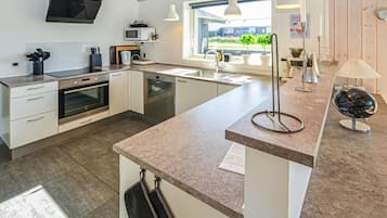 Kühlschrank, Ofen, Herdplatte, Geschirrspüler