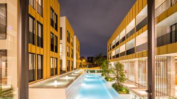 Front of property – evening/night