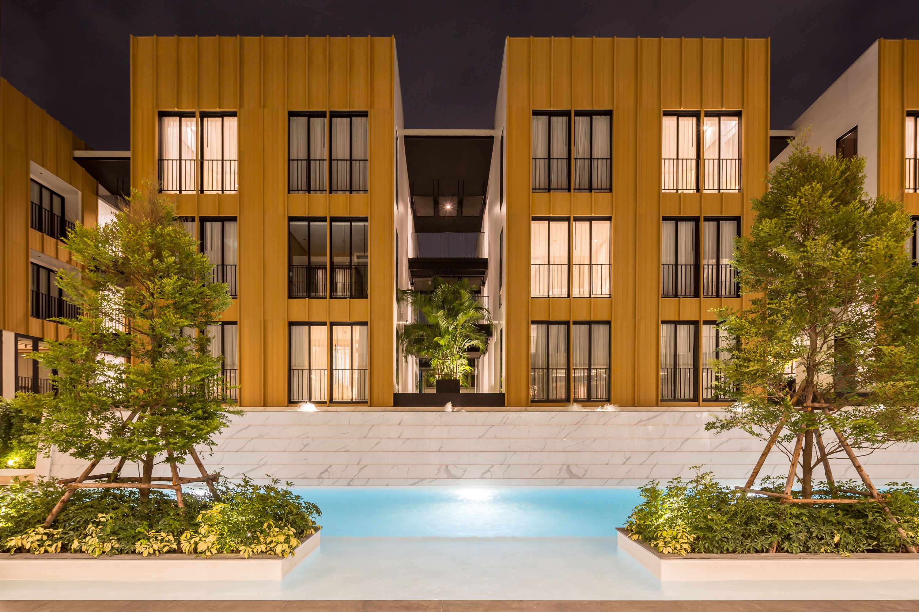 ด้านหน้าที่พัก