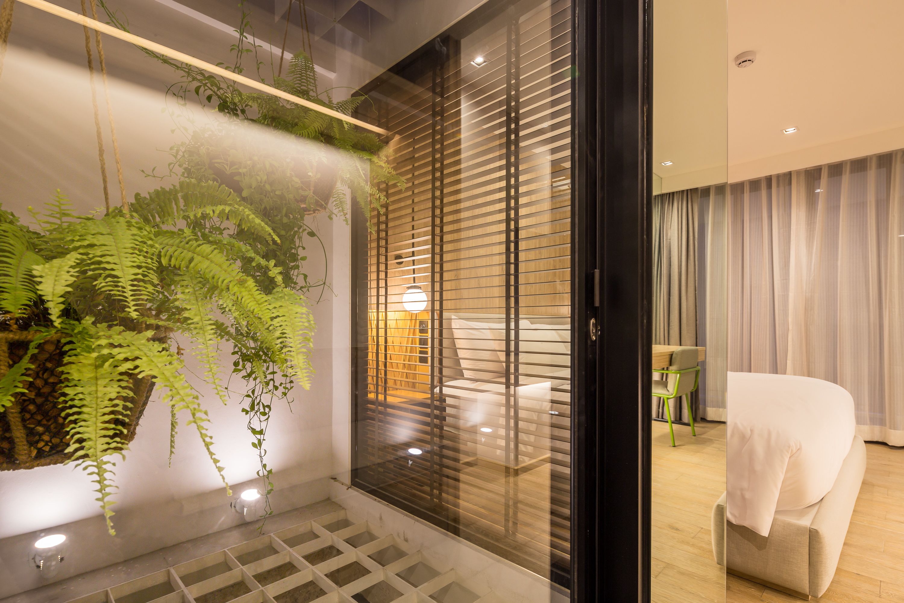 junior suite, 1 king bed, balcony, pool view | 1 bedroom, minibar, in-room safe, laptop workspace