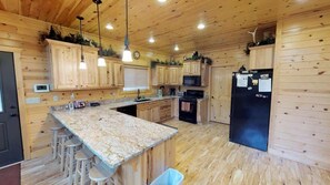 Fridge, microwave, oven, stovetop - 22 MI to YNP | Firepit & Patio | Spacious Lodge (Island Park)