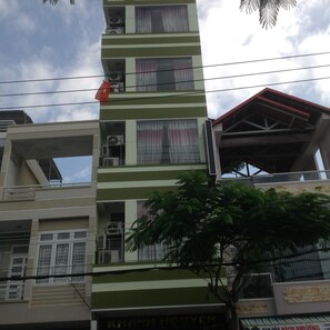 Voorkant van accommodatie