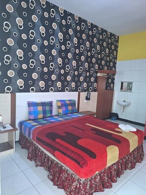 Chambre Double Exécutive, non-fumeurs, climatisation | Bureau, Wi-Fi gratuit, draps fournis