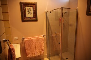 Superior Apartment, 1 Queen Bed, Terrace | Bathroom | Shower, free toiletries, hair dryer, towels - Burra Railway Station Bed & Breakfast (Burra)