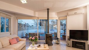 Villa, 2 soverom, privat basseng | Oppholdsrom
