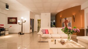 Villa, 2 soverom, privat basseng | Oppholdsrom