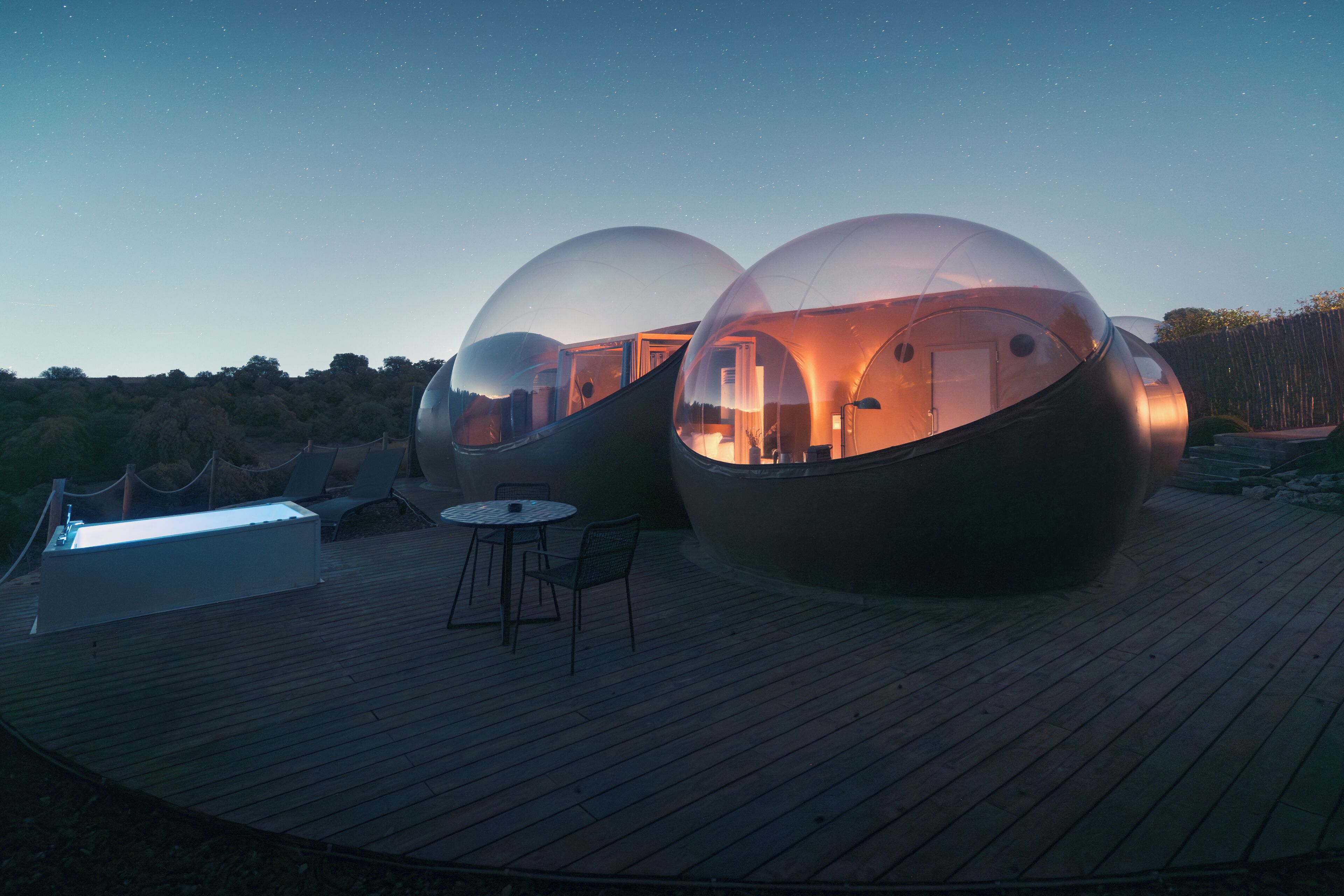 Suite Superior Premium - Luna privada con vistas panorámicas al cielo y jacuzzi | Een minibar, gratis wifi, beddengoed