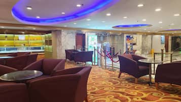 Sala de estar en el lobby
