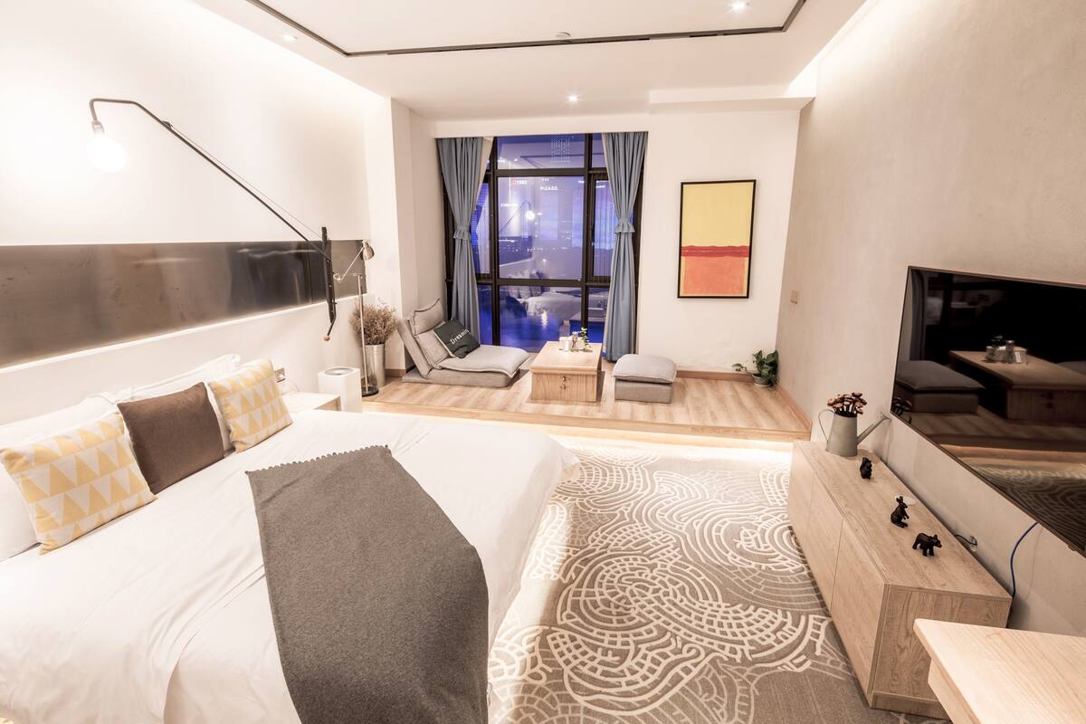 In-room safe, desk, blackout curtains, iron/ironing board