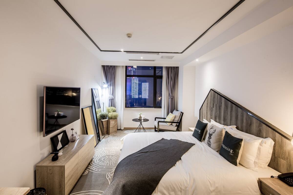 In-room safe, desk, blackout curtains, iron/ironing board