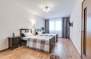 Apartment | 1 bedroom, desk, iron/ironing board, free WiFi - Apartment Vitebskiy prospekt 101 Bldg 2 (St. Petersburg)