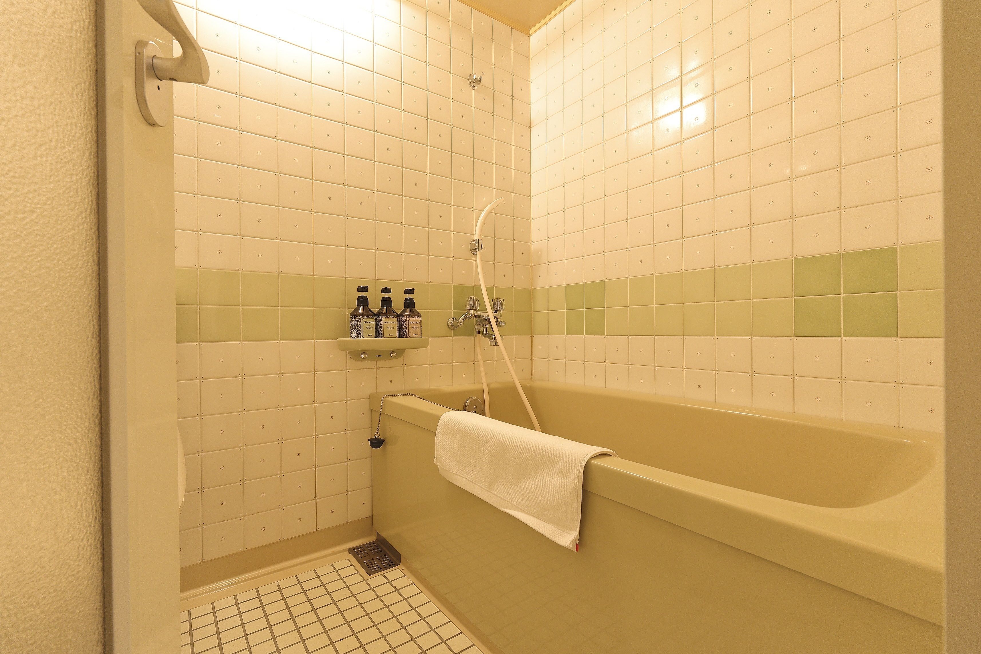 free toiletries, hair dryer, slippers, electronic bidet