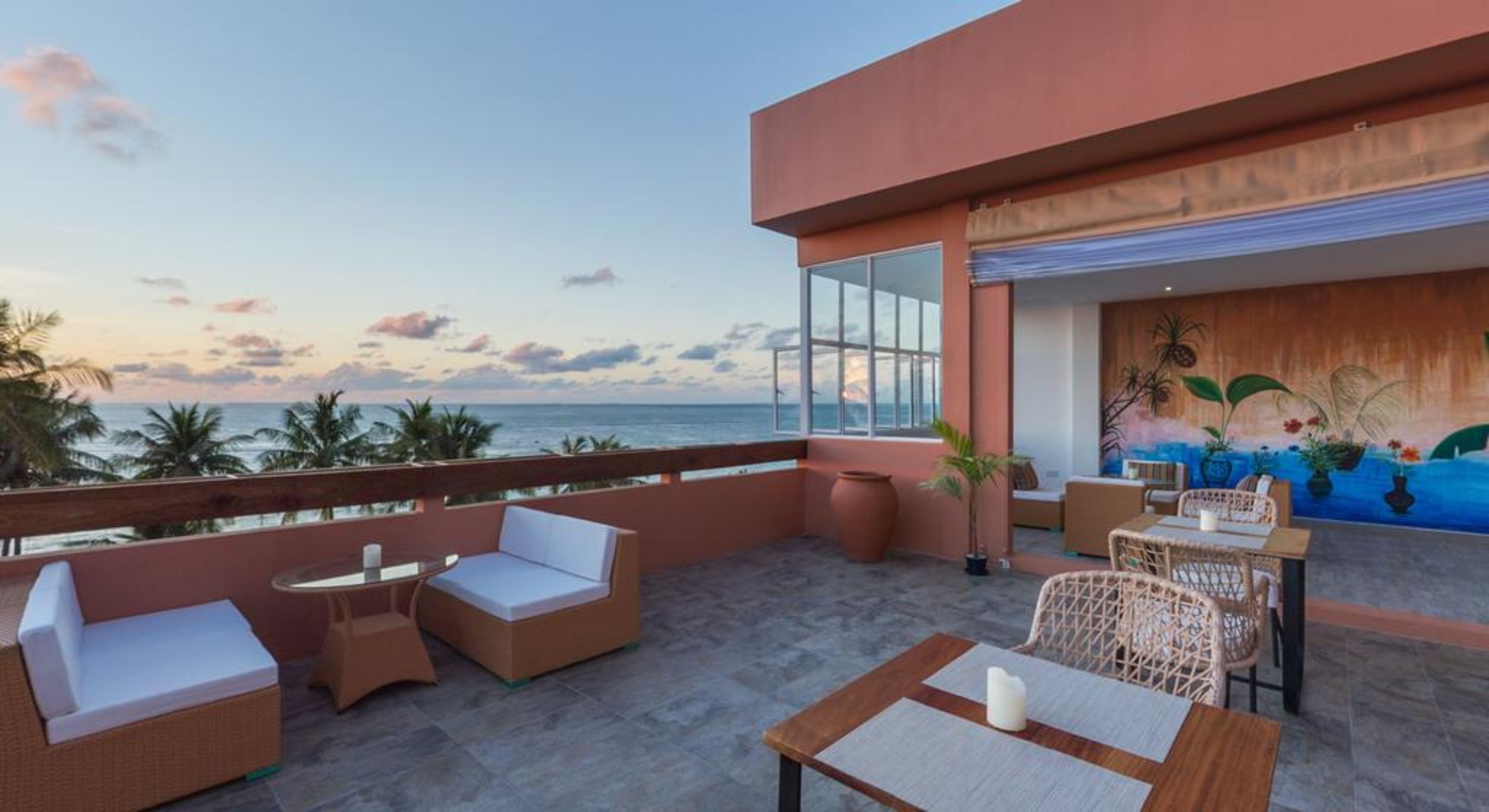 breakfast, lunch, dinner served; mediterranean cuisine, sea views