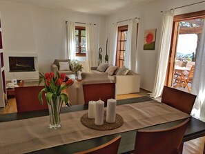 Living area - Villa Drimoni (Lefkada)