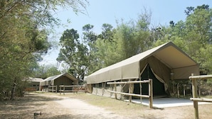 Cabaña familiar, varias camas, para no fumadores