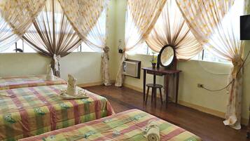 Free WiFi, bed sheets