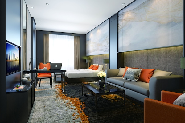 Minibar, in-room safe, desk, blackout drapes