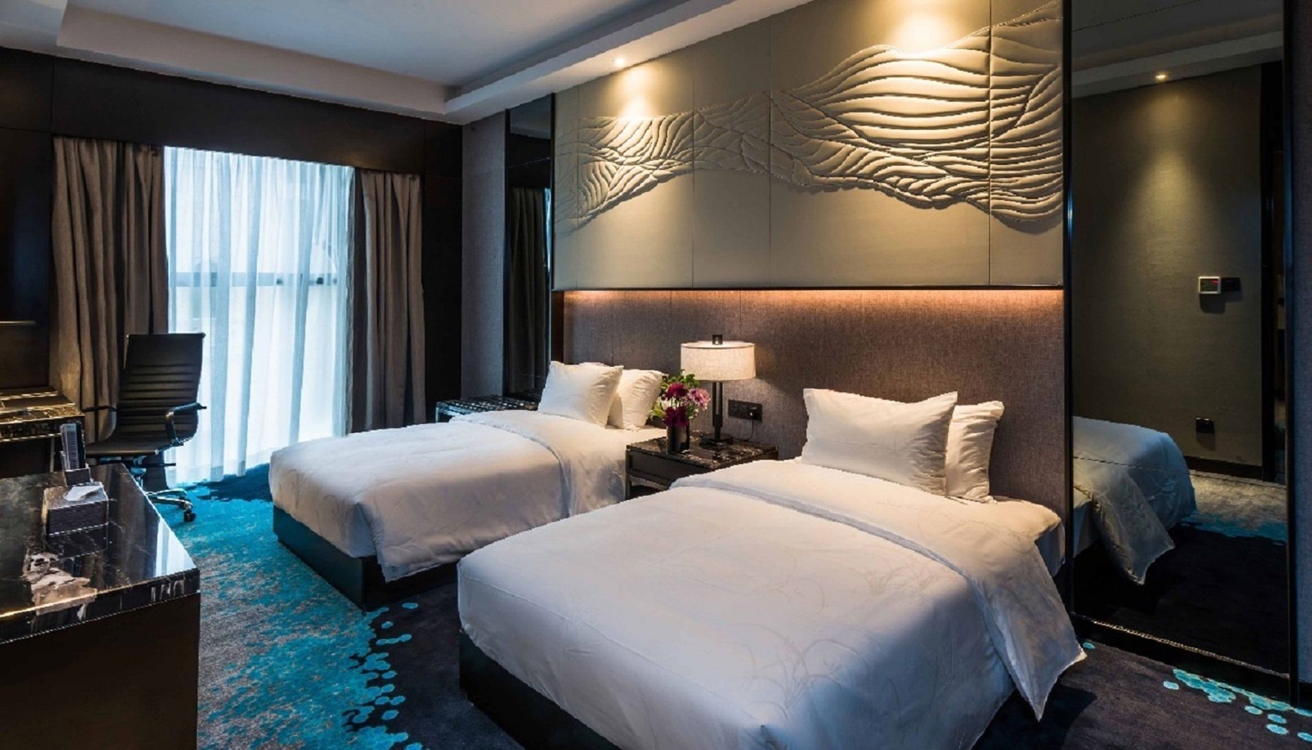 Minibar, in-room safe, desk, blackout drapes