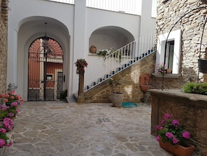 Interior entrance