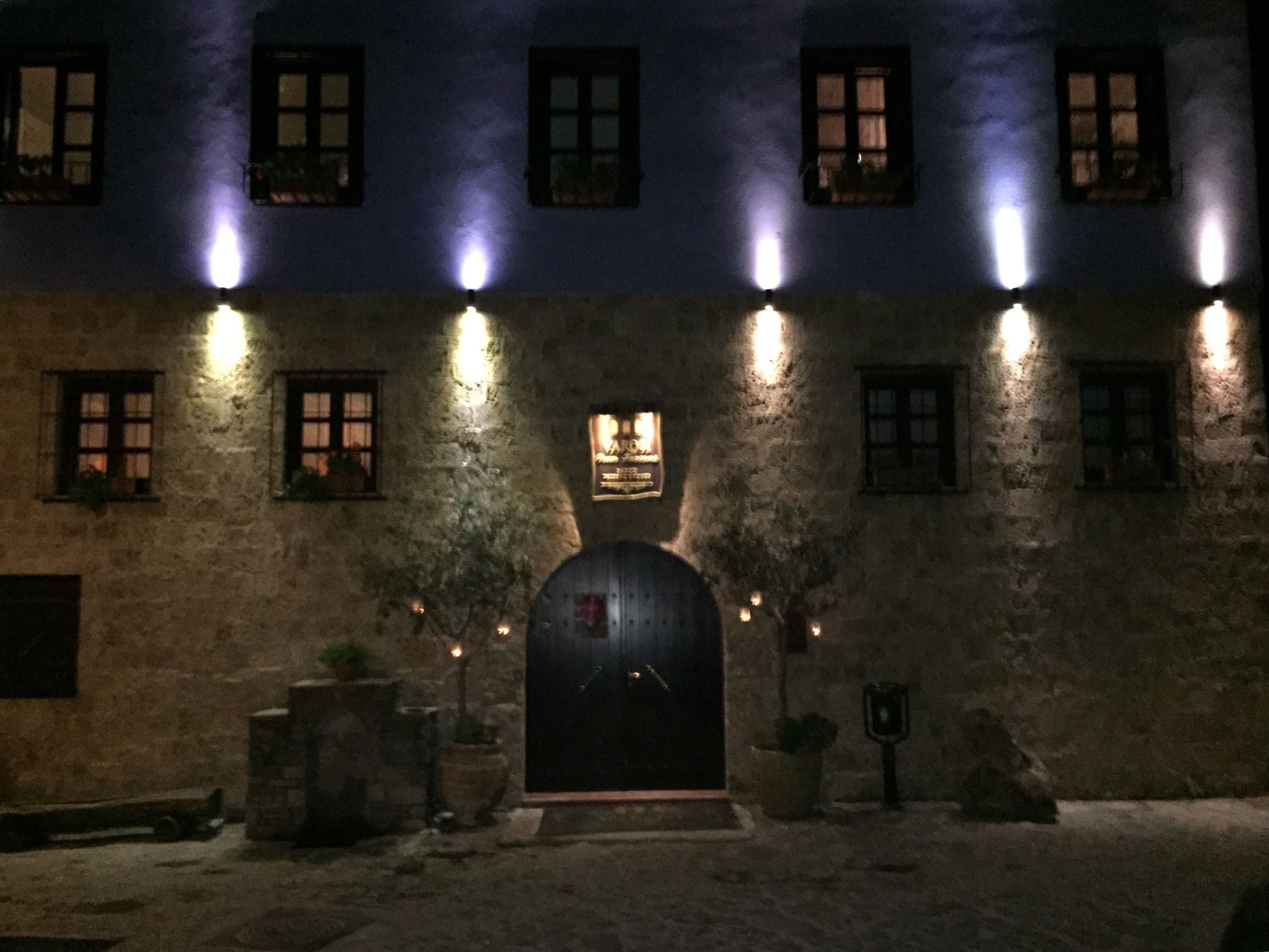 front of property – evening/night