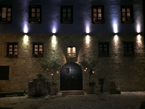 Front of property – evening/night
