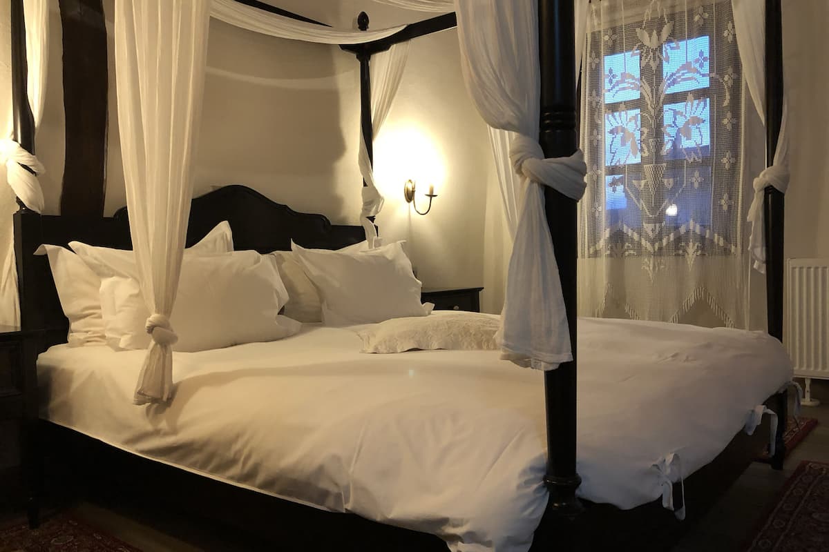 double room | premium bedding, down duvets, blackout curtains, free wifi