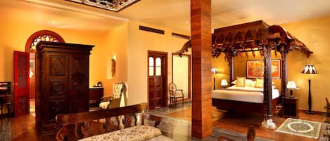 Royal Suite, 1 Bedroom, Partial Sea View, Garden Area | Premium bedding, minibar, in-room safe, individually decorated