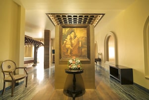 48-inch flat-screen TV with cable channels