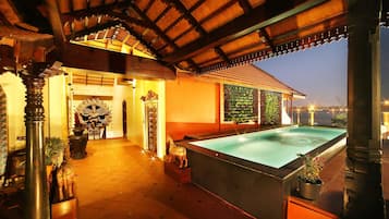 Deluxe Double Room, 1 Bedroom, Annex Building | Indoor/outdoor pool | Indoor pool, free cabanas, pool umbrellas