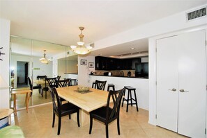 Condo, 3 Bedrooms | In-room dining - Seville Unit #201 3 Bedroom Condo by RedAwning (South Padre Island)