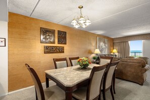 Condo, 3 Bedrooms | Dining - Edgewater Unit #301 3 Bedroom Condo by RedAwning (South Padre Island)