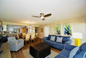 Condo, 3 Bedrooms | Living room - Ocean Vista Unit #1201 3 Bedroom Condo by RedAwning (South Padre Island)