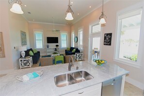 Private kitchen - Coastal - Private Home Close To Beach & Bay 2 Bedroom Home by RedAwning (South Padre Island)