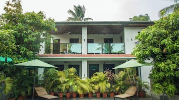 Blick von der Unterkunft