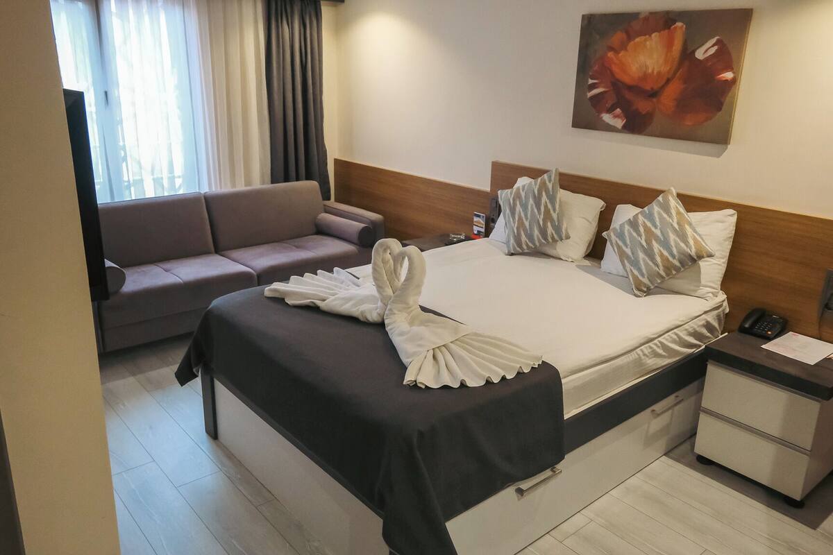 standard single room | free minibar, in-room safe, desk, soundproofing