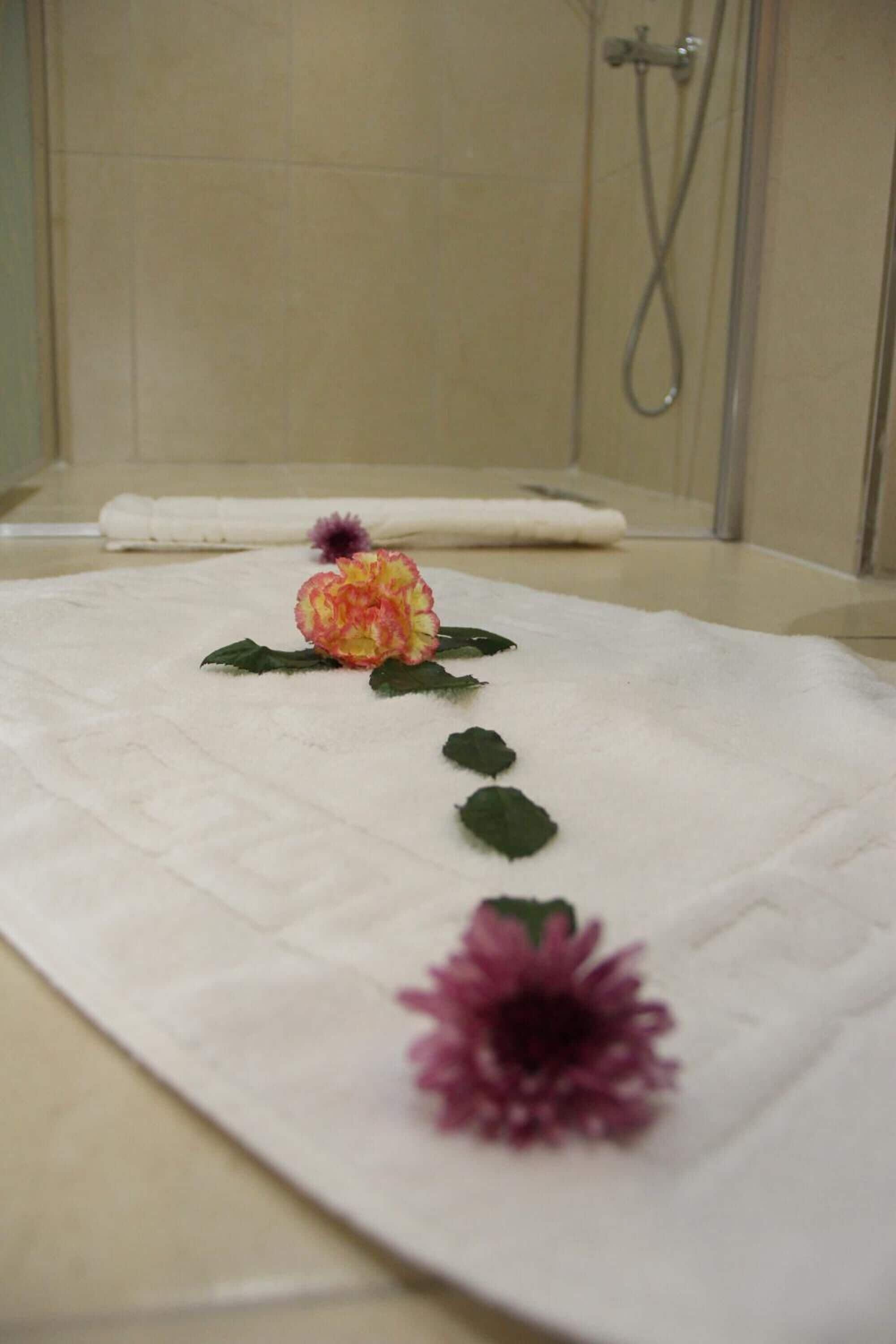 shower, rainfall showerhead, free toiletries, hair dryer