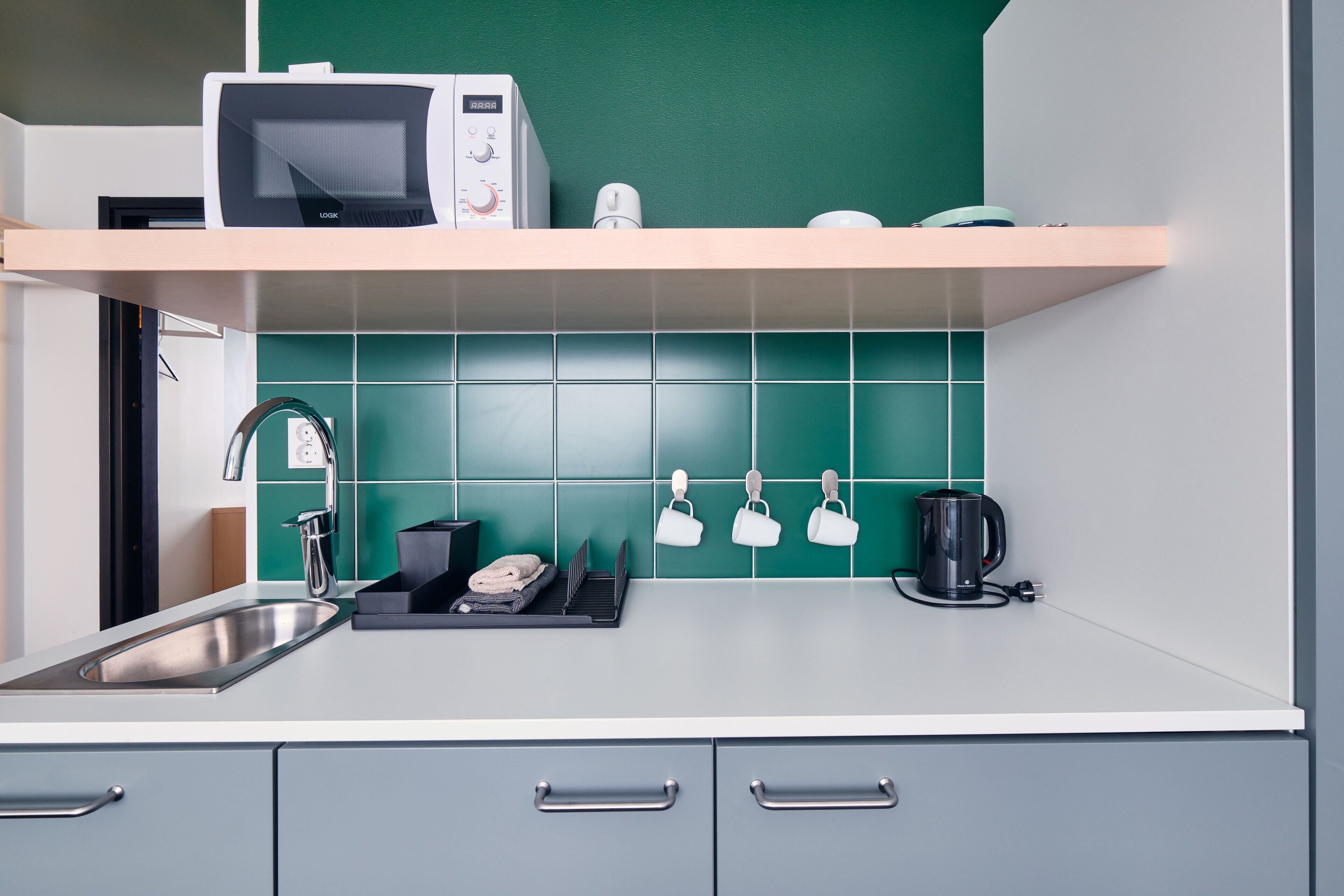 standard triple room, accessible, kitchenette | 1 bedroom, desk, blackout curtains, iron/ironing board