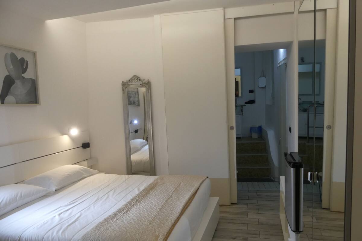 Blackout curtains, iron/ironing board, free WiFi, bed sheets