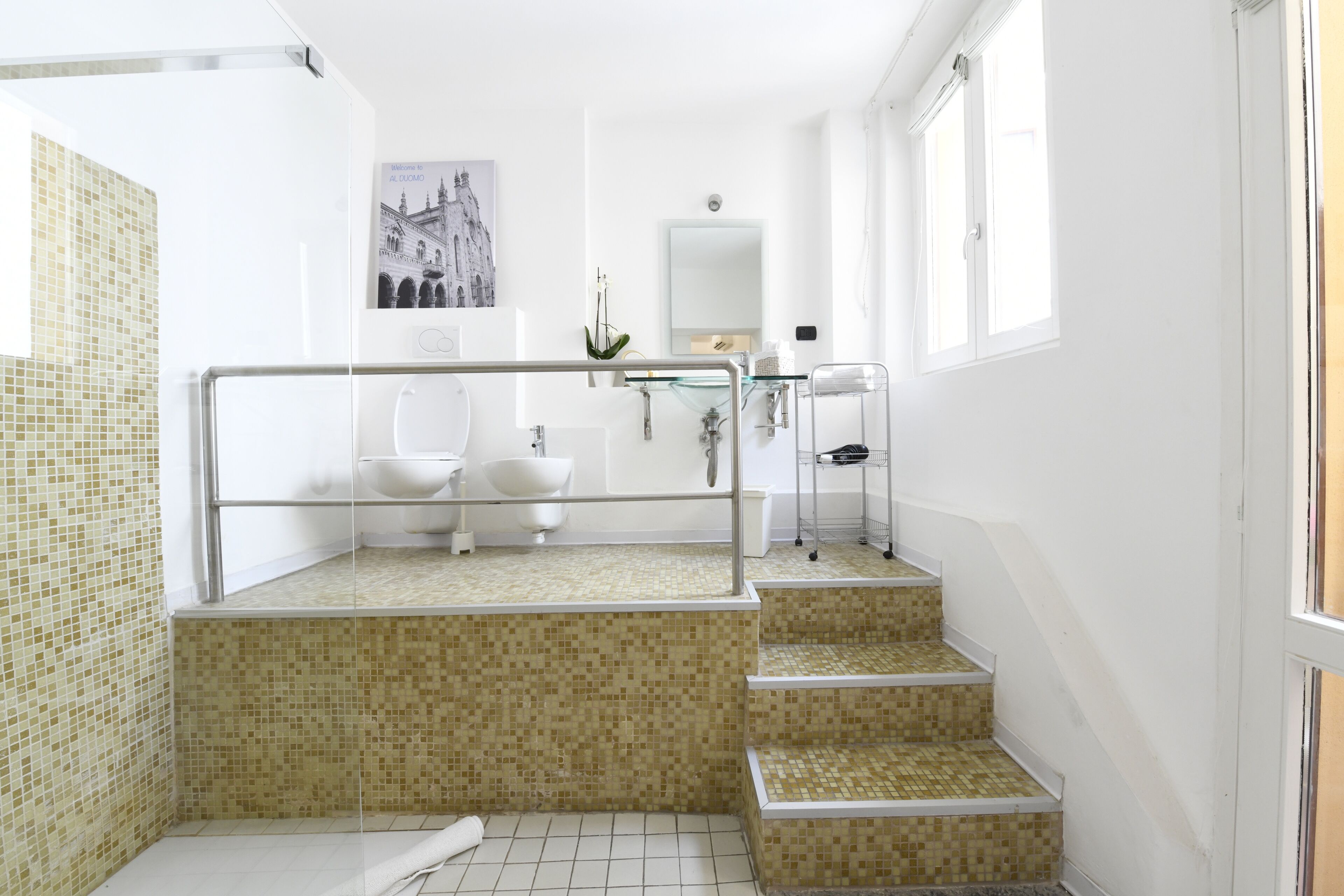 Familienzimmer (Room 4) | Badezimmer | Dusche, kostenlose Toilettenartikel, Haartrockner, Bidet