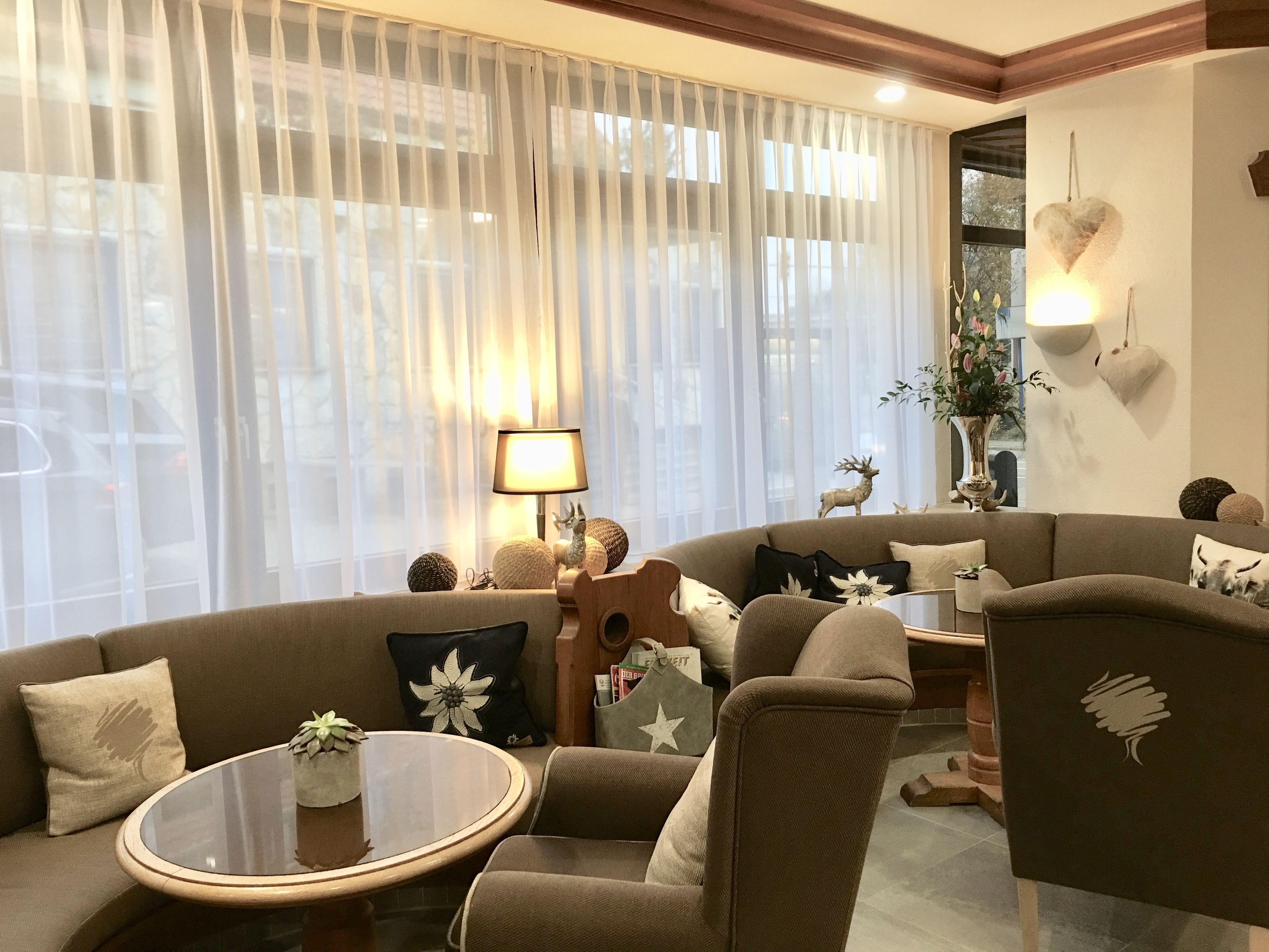 Zona de estar del vestíbulo