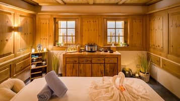 Sauna, aromatherapy, hot stone massages, Swedish massages, Thai massages