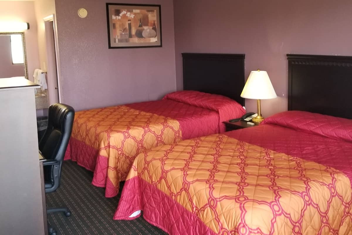 Standard Double Room, 2 Queen Beds, Non Smoking, Refrigerator & Microwave | View from room