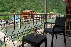 Departamento, 1 habitación, balcón, vista al río | Balcón